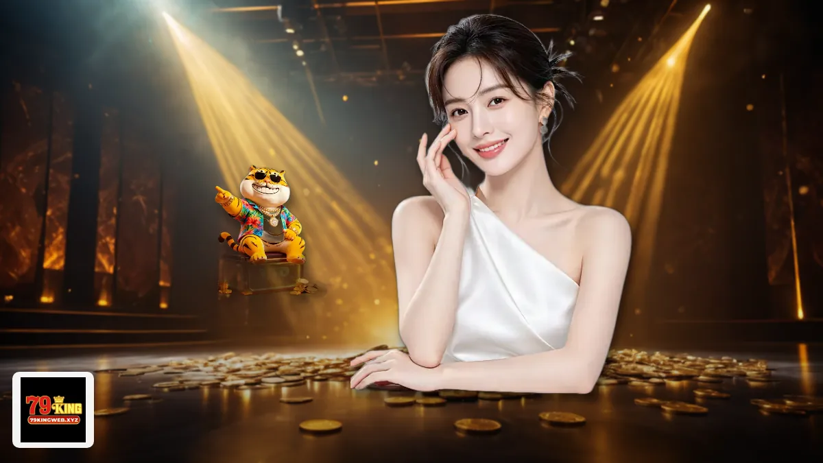 Khối nội dung giới thiệu 79KING trình bày sứ mệnh và ba giá trị cốt lõi rõ ràng