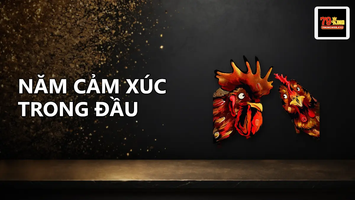 Năm nhân vật cảm xúc đứng trước bảng điều khiển trong phim hoạt hình Pixar Inside Out